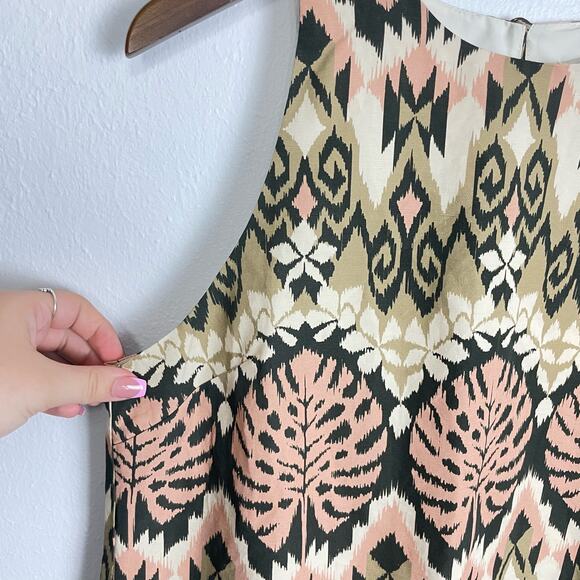 Tyler Boe | NWT Melissa Linen Tunic Multi Print Sleeveless Top - Picture 9 of 13